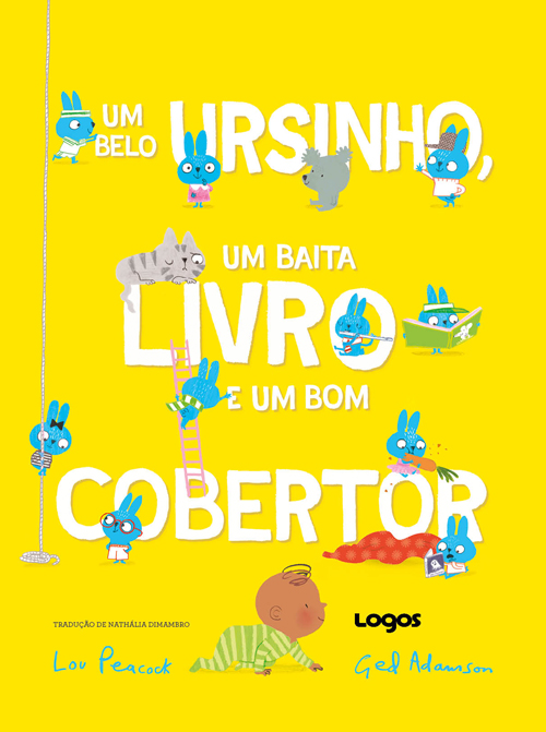 Um belo ursinho, um baita livro e um bom cobertor