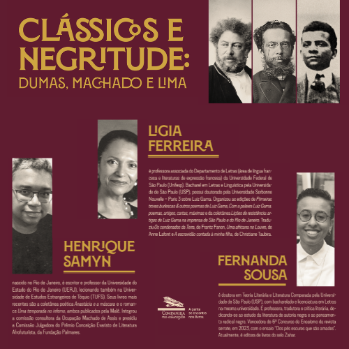 Clssicos e negritude: Dumas, Machado e Lima