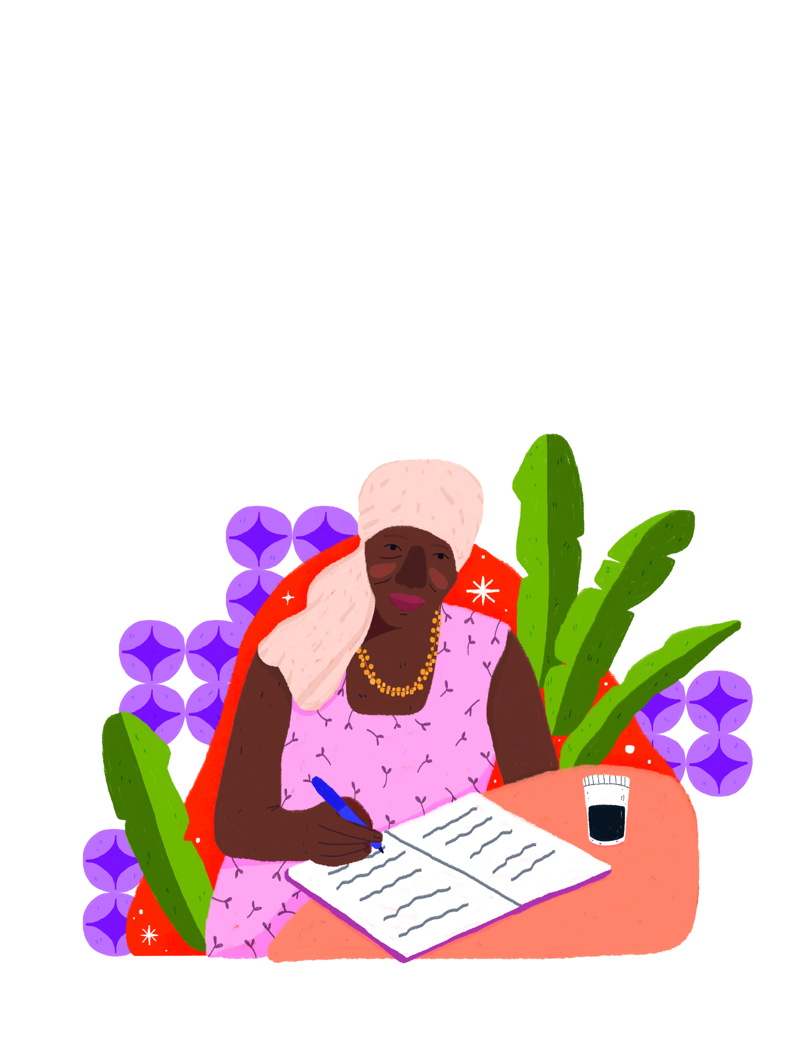 Ilustração de Carolina de Jesus