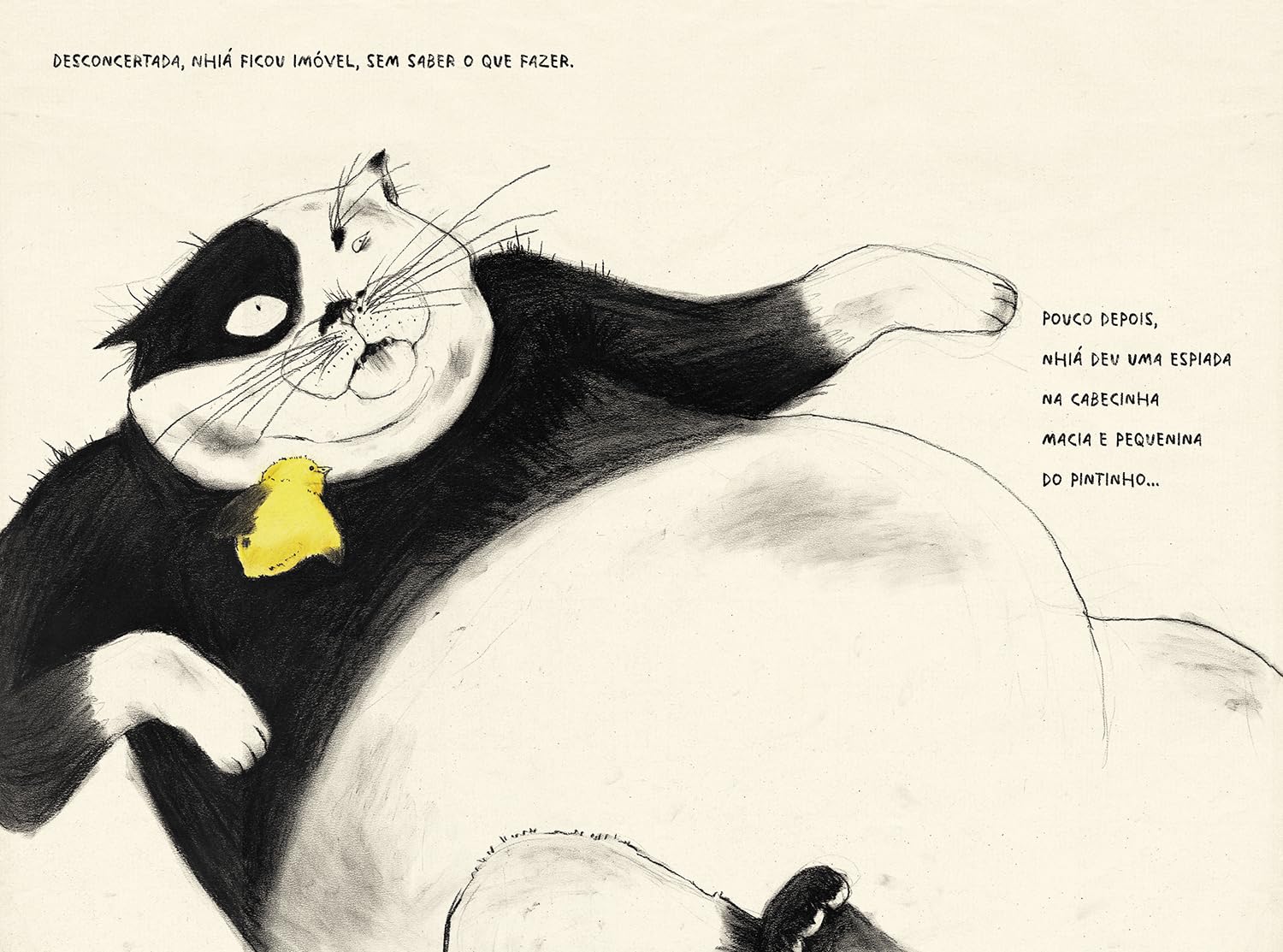 Ilustração de 'A mamãe do pintinho'