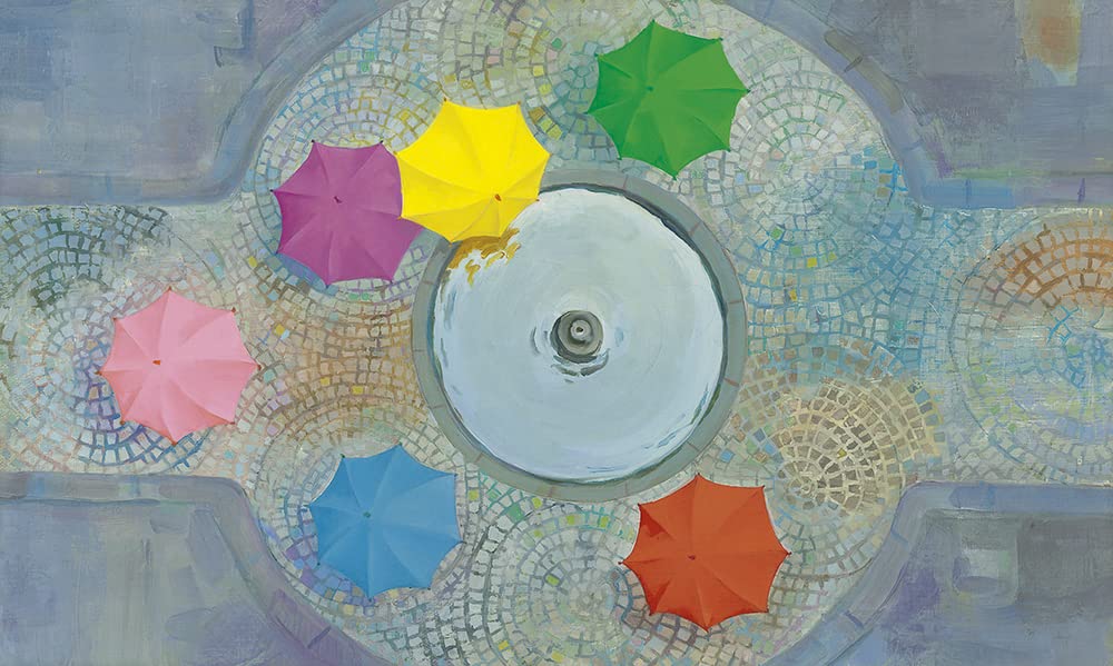 Ilustração de 'Guarda-chuva amarelo'