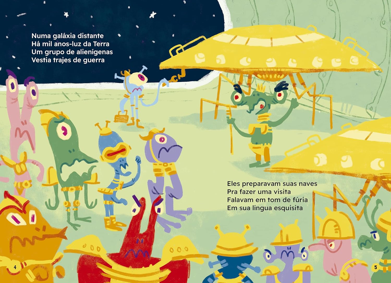 Ilustração de 'Aliens'