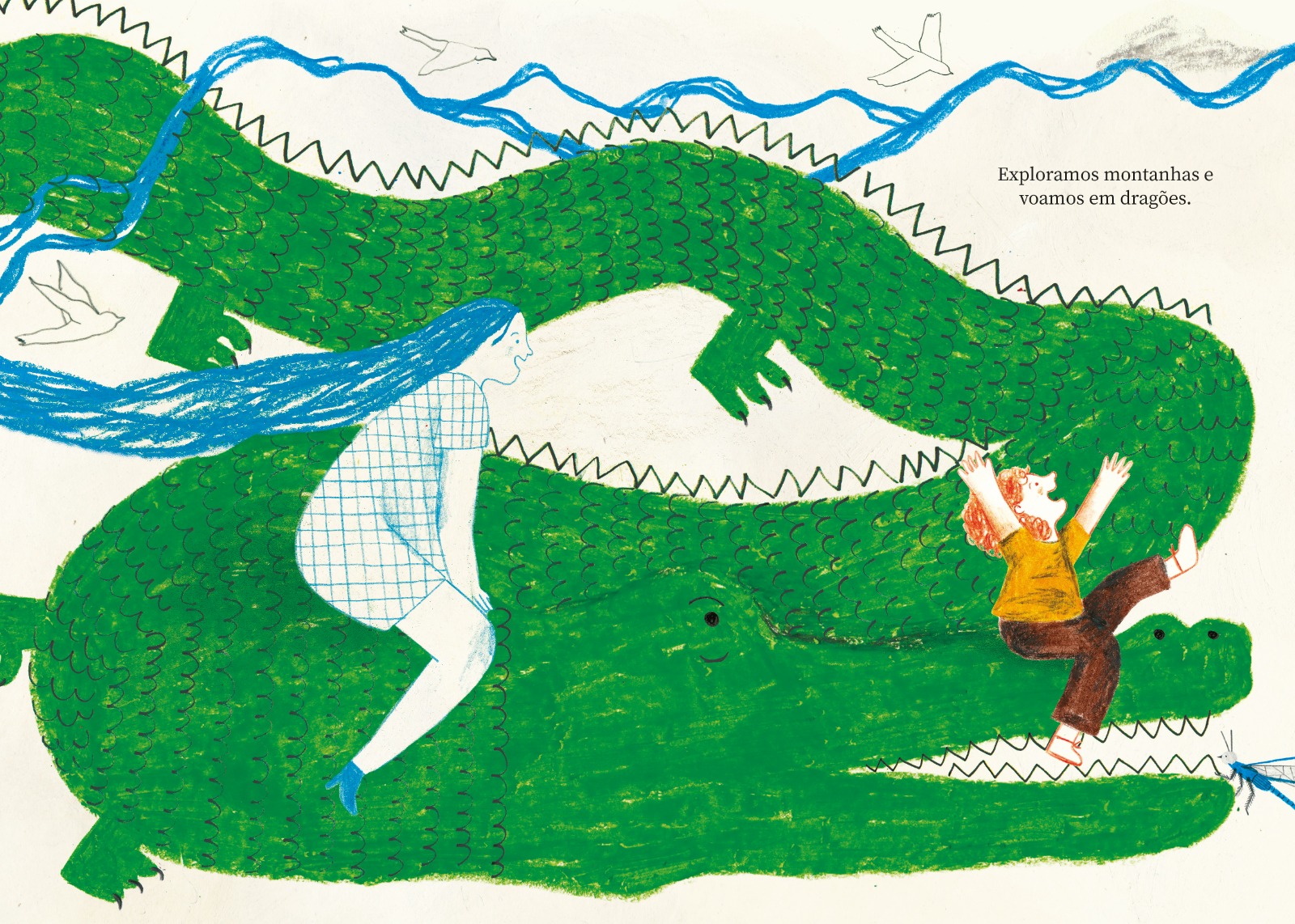Ilustração de 'A rainha da torre'