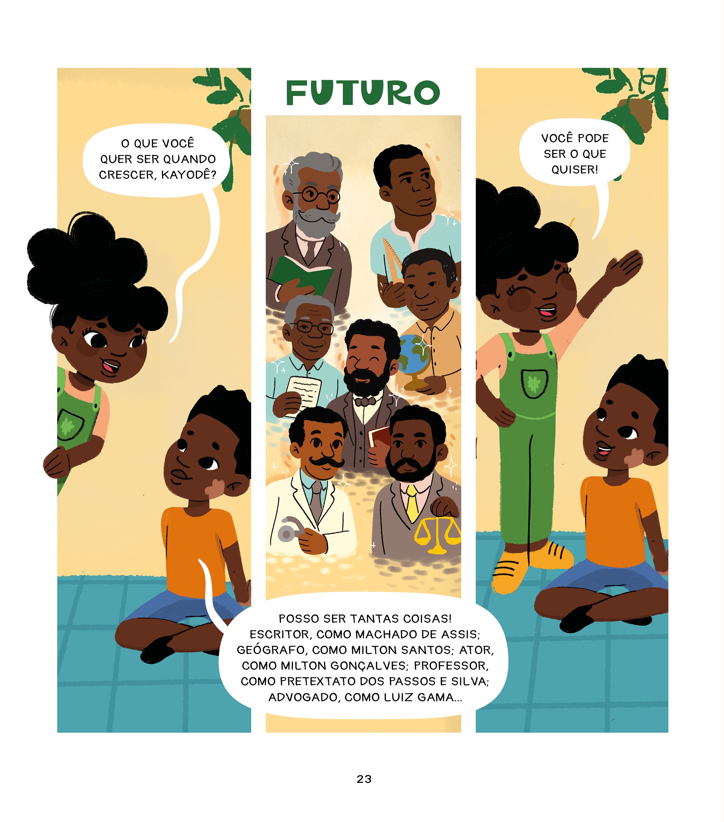 Ilustração de 'Kayodê em quadrinhos'