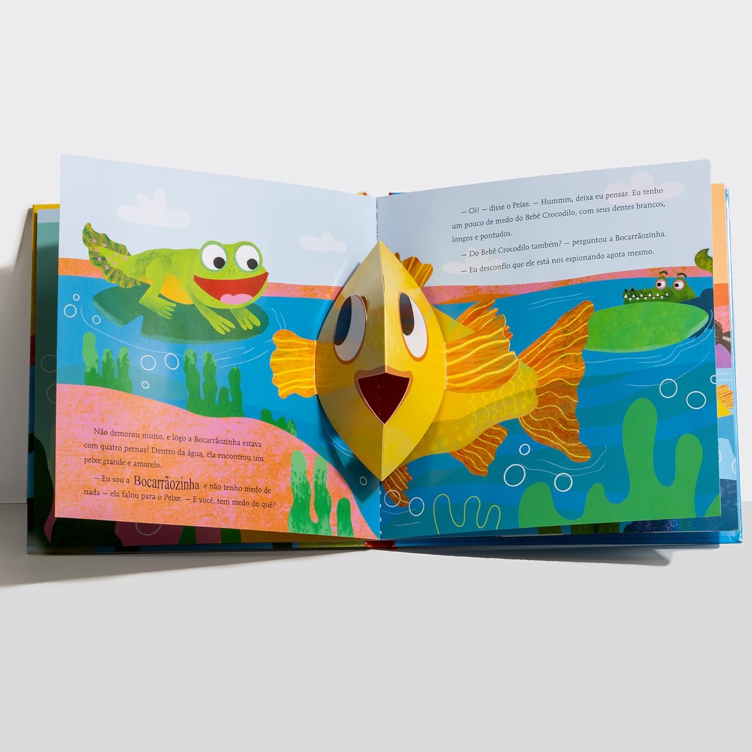 Ilustração de 'A sapinha Bocarrão'