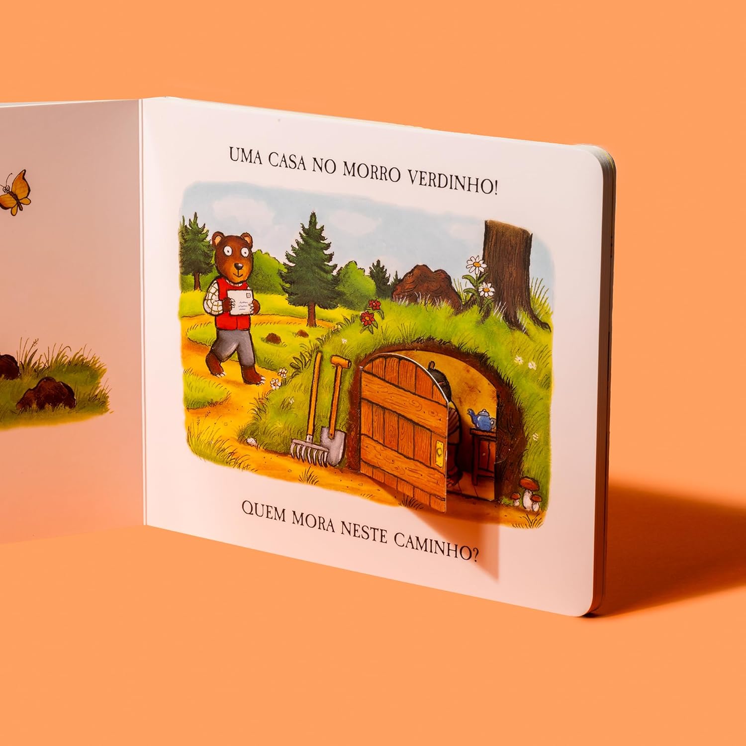 Ilustração de 'O urso carteiro'