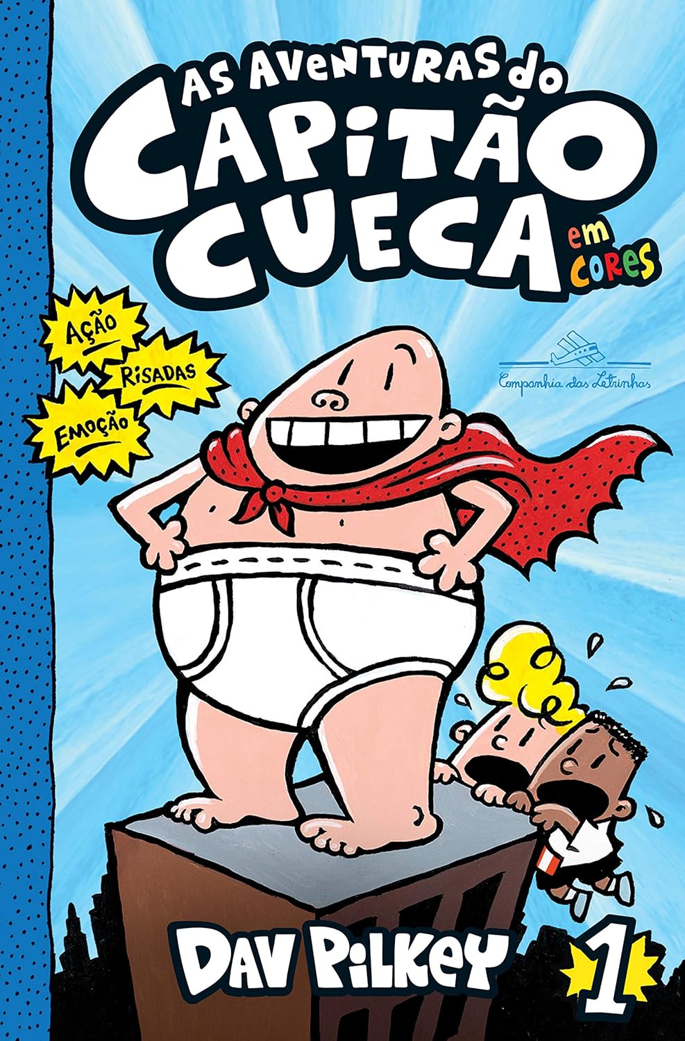 Capa de 'As aventuras do Capitão Cueca'
