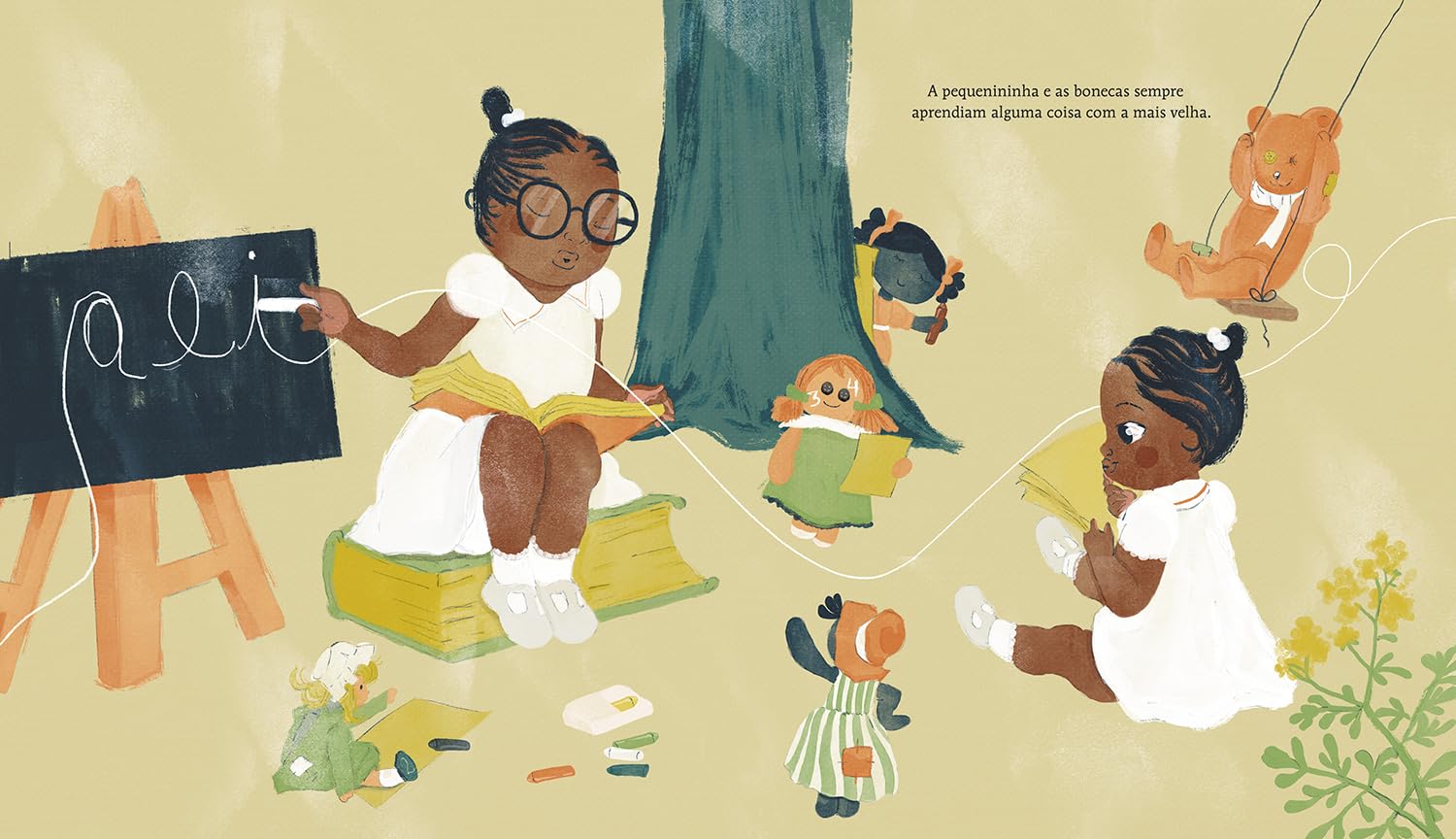 Ilustração de 'O quintal da irmãs'
