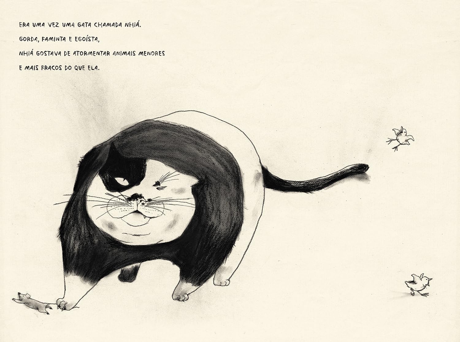 Ilustração de 'A mamãe do pintinho'