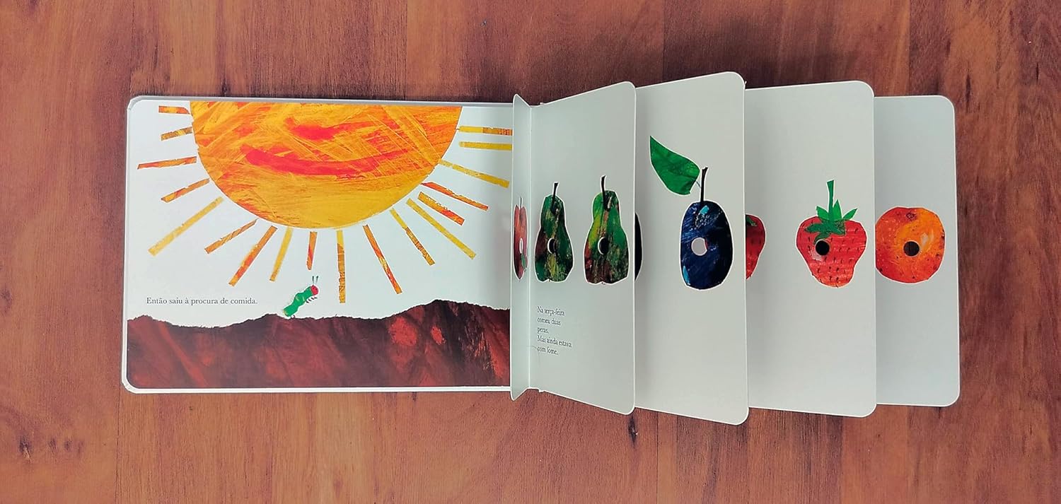 Uma lagarta muito comilona