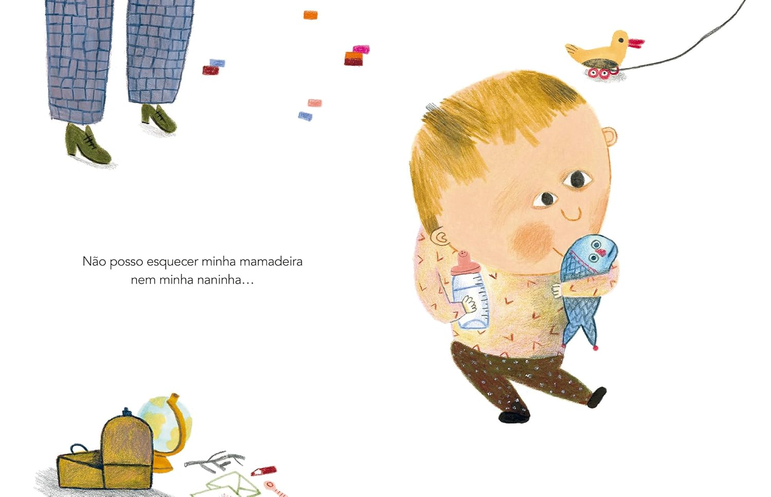 Ilustração de Boa viagem, bebê