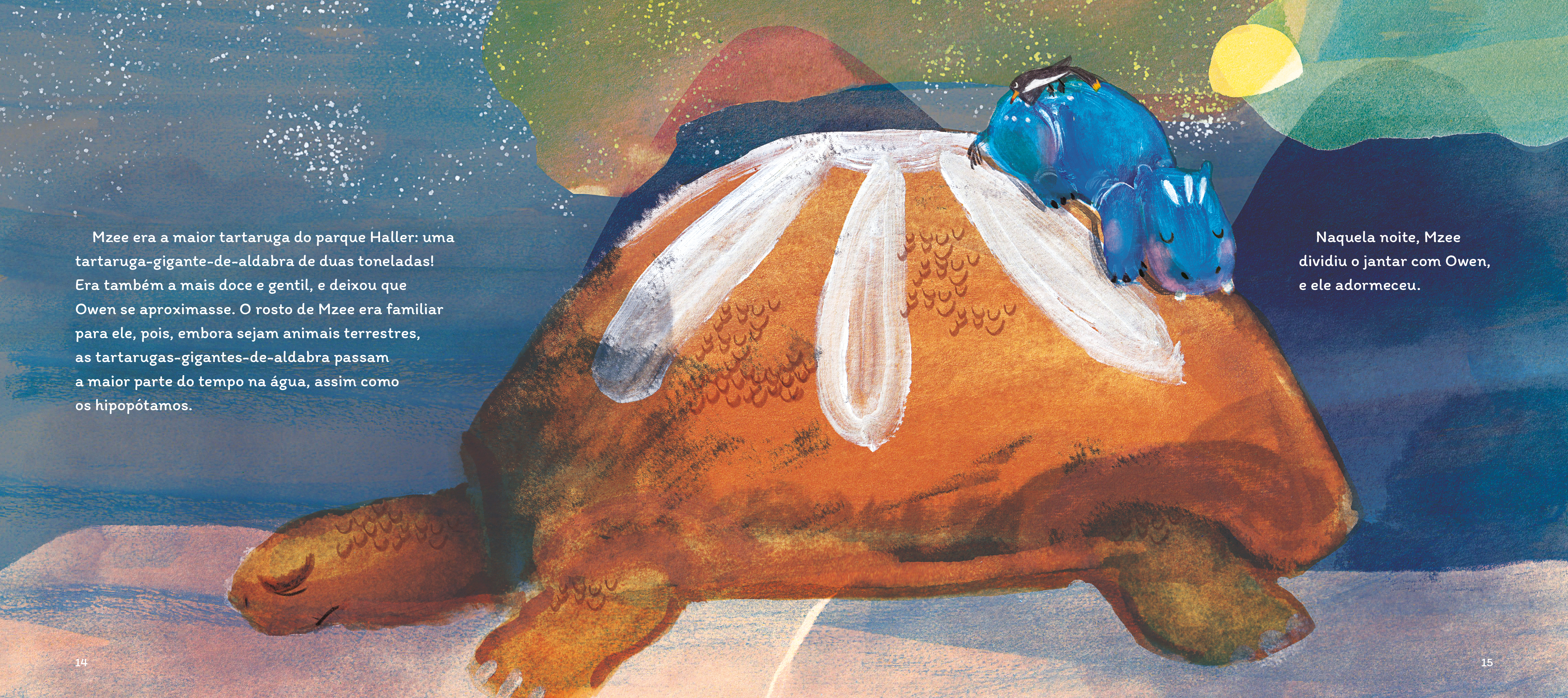 Ilustração de 'Onde está a mamãe?'