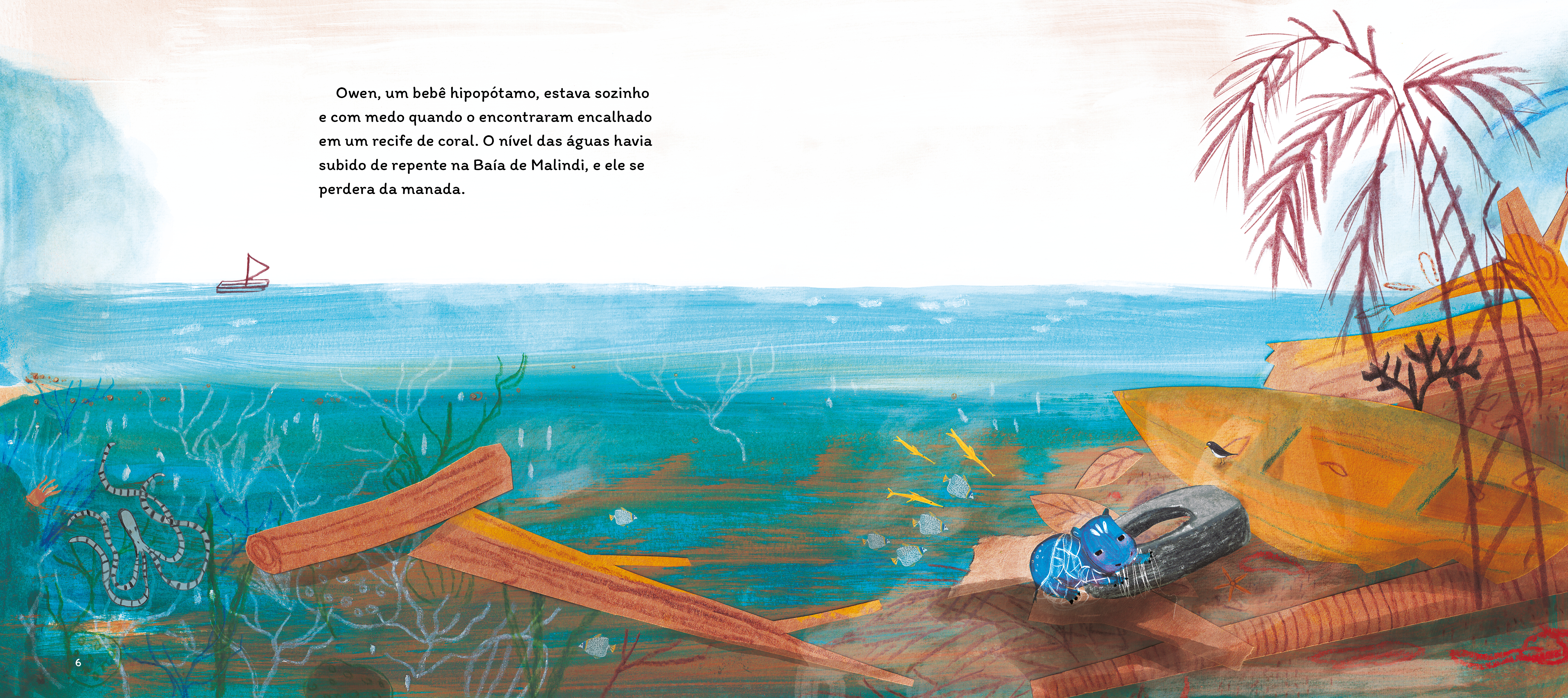 Ilustração de 'Onde está a mamãe?'