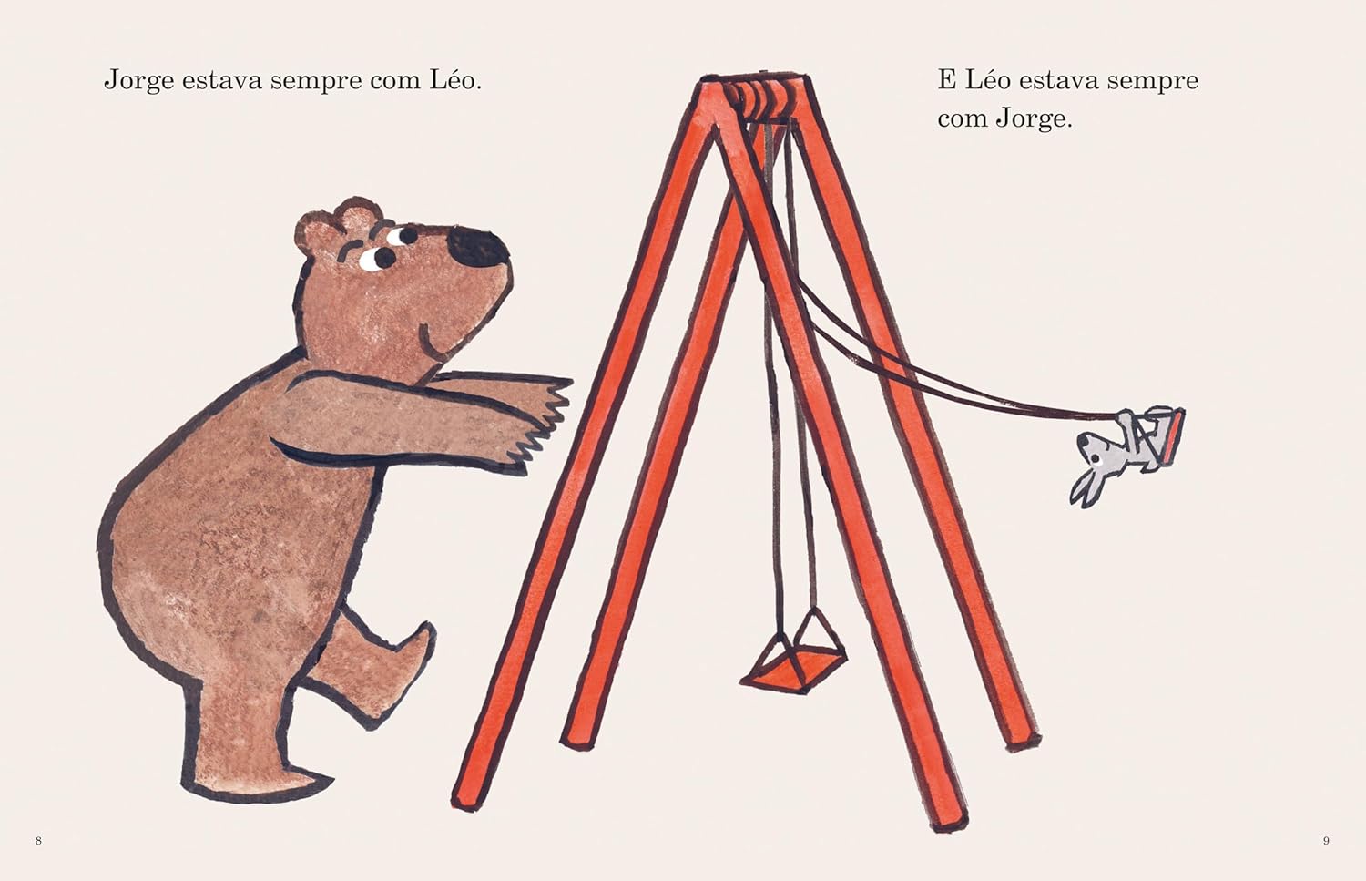 Jorge e L&eacute;o est&atilde;o sempre juntos