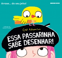 Essa passarinha sabe desenhar!
