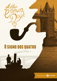 O signo dos quatro: edi��o bolso de luxo - Inclui 22 ilustra��es originais e texto integral