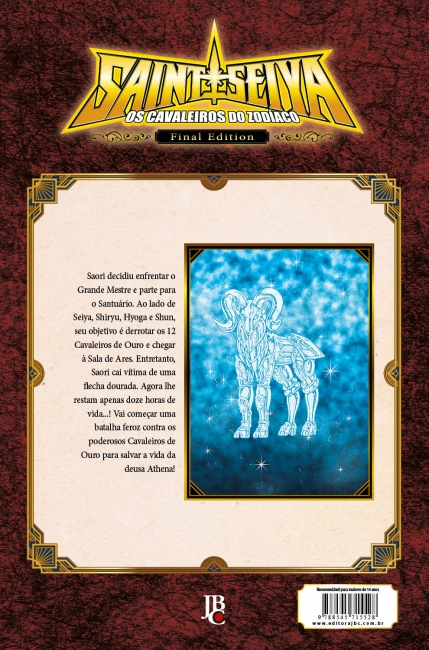 Cavaleiros do Zodíaco Saint Seiya Final Edition Vol. 06 - Masami ...