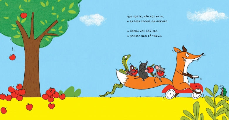 A raposa vai de carro - Susanne Strasser - Grupo Companhia das Letras
